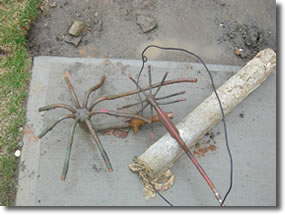 Corroded geothermal well header